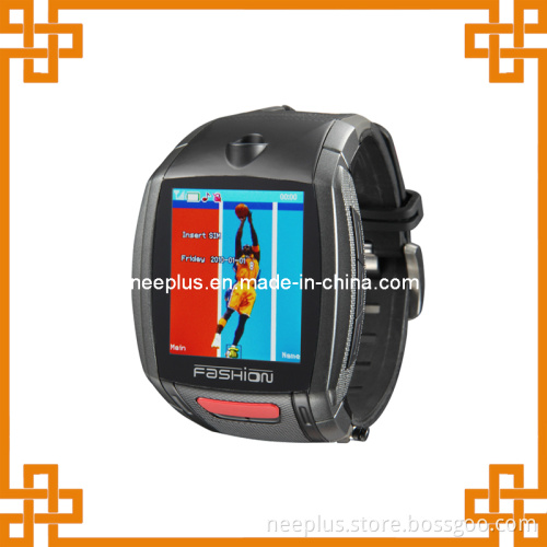 Cheap GSM Mobile Wrist Watch Mobile Phone Quad Band with Bluetooth
